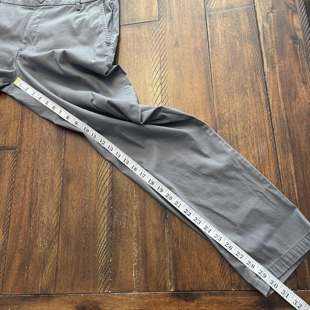 Birddogs Pants Mens 36x32 Gray Chino Stretch Golf Straight Leg Performance - Picture 11 of 11